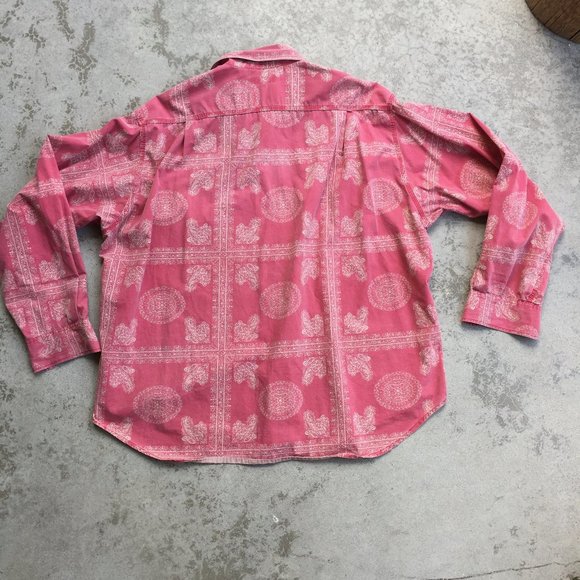 Red Bandana Print Shirt - Picture 4 of 8